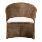 bali & pari Kintamani Bohemian Greywashed Rattan Accent Chair