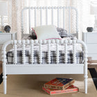 Baxton Studio Lucera Mid-Century White Twin Size 3-Piece Bobbin Bedroom Set