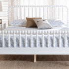 Baxton Studio Lucera Mid-Century White Full Size Bobbin Bed