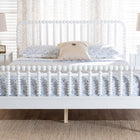 Baxton Studio Lucera Mid-Century White Queen Size 3-Piece Bobbin Bedroom Set