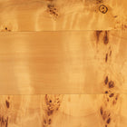 bali & pari Jihan Modern and Contemporary Natural Real Burl Wood Half-Moon Console Table