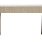 bali & pari Cielo Bohemian Woven Natural Grasscloth 3-Drawer Console Table