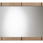 bali & pari Mirai Bohemian Woven Grasscloth Rectangle Accent Mirror