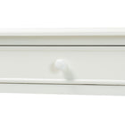 Baxton Studio Malinda Classic White Wood 2-Drawer Console Table with Spindle Legs