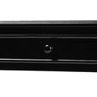 Baxton Studio Malinda Classic Black Wood 2-Drawer Console Table with Spindle Legs