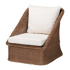 bali & pari Derris Bohemian Peanut Brown Braided Rattan 3-Piece Living Room Set