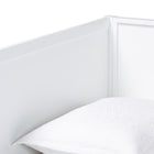 Baxton Studio Roni Modern White Scalloped Wood Twin Daybed with Trundle