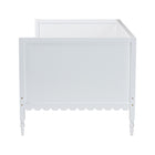 Baxton Studio Roni Modern White Wood Twin Daybed with Scalloped Edges