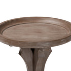 Baxton Studio Westlyn French Country Antique Brown Wood End Table