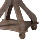 Baxton Studio Westlyn French Country Antique Brown Wood End Table