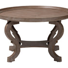 Baxton Studio Madrona French Country Antique Brown Wood Coffee Table