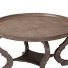 Baxton Studio Madrona French Country Antique Brown Wood Coffee Table