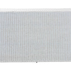 bali & pari Palm Bohemian White Scallop Rattan Console Table