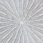 bali & pari Palm Scalloped Natural Rattan Coffee Table