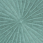 bali & pari Palm Bohemian Seafoam Green Scalloped Rattan Coffee Table