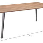 Zuo Perpignan Dining Table Brown