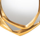 Baxton Studio Halen Antique Goldleaf Accent Wall Mirror