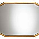 Baxton Studio Pacino Antique Goldleaf Accent Wall Mirror