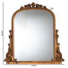 Baxton Studio Whitby Baroque Antique Goldleaf Accent Mirror