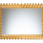 Baxton Studio Ygritte Antique Goldleaf Accent Wall Mirror