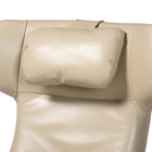 Baxton Studio Elwood Modern Beige Faux Leather 2-Piece Lounge Chair and Footrest Set