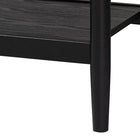Baxton Studio Florica Art Deco Black Wood Queen 4-Piece Bedroom Set