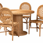 bali & pari Winslow Natural Rattan Dining Set
