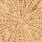 bali & pari Farrow Bohemian Braided Light Honey Rattan Dining Table
