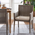 Karis Natural Rattan Dining Armchair