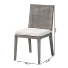 bali & pari Sofia Natural Rattan Dining Chair