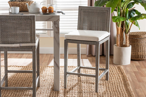 Sofia Natural Rattan Counter Stool