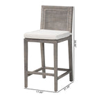 bali & pari Sofia Natural Rattan Counter Stool