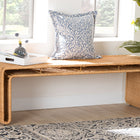 bali & pari Nevada Bohemian Light Honey Rattan Accent Bench