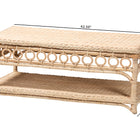 bali & pari Oxford Natural Rattan Coffee Table