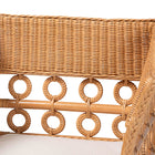 bali & pari Oxford Bohemian Light Honey Rattan Arm Chair