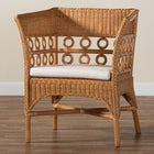 bali & pari Oxford Bohemian Light Honey Rattan Arm Chair