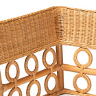 bali & pari Monica Bohemian Light Honey Rattan 3-Piece Dining Nook Set