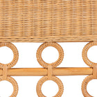bali & pari Monica Bohemian Light Honey Rattan 3-Piece Dining Nook Set
