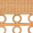 bali & pari Matilde Bohemian Light Honey Rattan 3-Piece Dining Nook Set