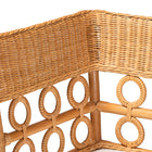 bali & pari Oxford Bohemian Light Honey Rattan 2-Piece Dining Nook Bench Set