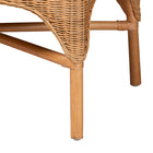 bali & pari Oxford Bohemian Light Honey Rattan Dining Bench