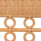 bali & pari Oxford Bohemian Light Honey Rattan Dining Bench