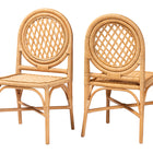 bali & pari Oxford Natural Rattan Dining Chair