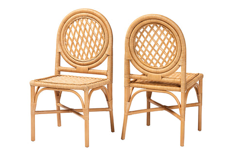 Oxford Natural Rattan Dining Chair