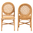 bali & pari Oxford Natural Rattan Dining Chair