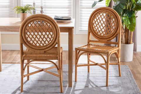Oxford Natural Rattan Dining Chair