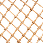 bali & pari Aysi Bohemian Light Honey Rattan 2-Piece Dining Nook Bench Set