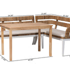 bali & pari Ubud Seagrass Dining Nook Set