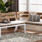 Ubud Seagrass Dining Nook Bench Set