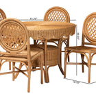 bali & pari Troy Natural Rattan Dining Set